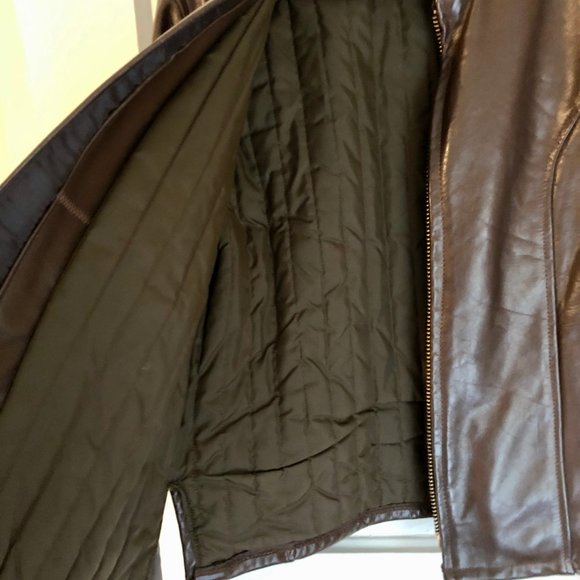 Leather Cafe Racer Jacket - Picture 4 of 4